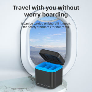 Caja de cargador de batería de almacenamiento triple a <span class=keywords><strong>precio</strong></span> de fábrica Hongdak para <span class=keywords><strong>Gopro</strong></span> <span class=keywords><strong>9</strong></span>/10/11/12 sin batería para accesorios <span class=keywords><strong>Gopro</strong></span> - Product Image 3