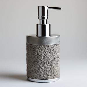 Distributeur de savon en métal contemporain avec un design écologique et durable, style moderne et luxueux pour les espaces minimalistes, utilisation facile - Product Image 4