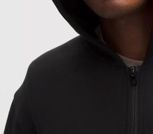 เสื้อฮู้ดดี้โอเวอร์ไซส์แบบซิป ยูนิเซ็กซ์ สกรีนลายดิจิทัล สำหรับฤดูหนาว ขายดี ปรับแต่งได้ ไซส์ XXS มีจำหน่ายจำนวนมาก - Product Image 5