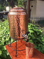 Robinet d'eau en verre personnalisable en laiton plaqué or 100 % pur fait main, design religieux poli, haute qualité, cadeau de mariage