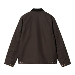 OEM Custom Men's Twill Cotton <b>Worker</b> <b>Jacket</b> with Zipper and Canvas Embroidery Decorated Spring Season Design for Man - Product Image 3