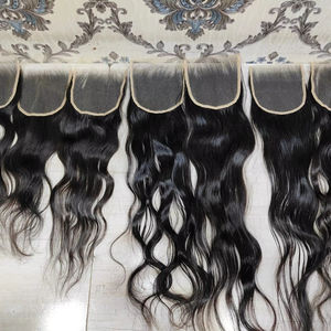 HD <b>Lace</b> Front Wig Cuticle Aligned 5/5HD Human Hair Mix Color Frontal Hair Extension 12-20 Inches <b>Stretched</b> Length Raw Material - Product Image 1