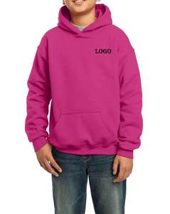 Fabricant personnalisé pour les sweats à capuche style hiver pulls garçons poche poche style logo personnalisé imprimé sweats à capuche unis enfants unisexe - Product Image 5