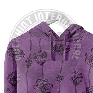 Sudadera Holgada con Capucha para Mujer, Color Sólido, con Logotipo Frontal, para la Temporada de Invierno - Product Image 6