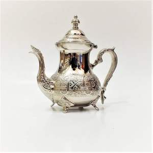 Moroccan Tea Pot Arabic Engraved Restaurant <b>Kettle</b> <b>Small</b> Metal Water Boiler for <b>Camping</b> Morocco Teapot - Product Image 4