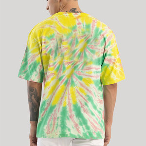 Camiseta con gráfico de lavado ácido personalizado a la moda para hombre, camiseta Vintage de gran tamaño 100% de algodón con estampado, camiseta de lavado Unisex de verano - Product Image 2