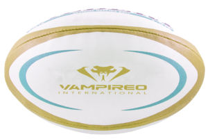 Pelota de rugby HS estándar con logotipo personalizado de alto rendimiento directo de fábrica al por mayor, opciones duraderas y de compra a granel - Product Image 3