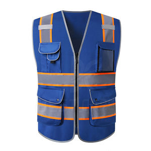 Chaleco DE TRABAJO reflectante de nuevo estilo Chaleco de trabajo de seguridad de costura fuerte de la mejor calidad a la venta 2025 - Product Image 1
