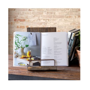Support de livre de cuisine en bois fait à la main de luxe personnalisé Offre Spéciale de support de livre de cuisine en bois personnalisé support de tablette bureau de lecture de luxe - Product Image 4