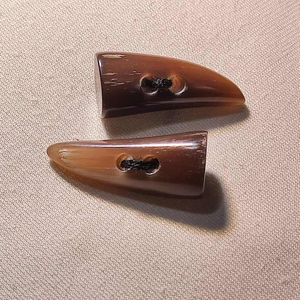 Punta de Hebilla de Cuerno de Búfalo Pulido, Gruesa, Resistente y Ecológica para Prendas de Invierno Pesadas, Abrigos Largos, Chaquetas y Bolsos Hechos a Mano - Product Image 5