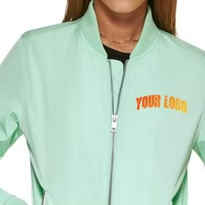 OEM Chenille bordado mujeres Varsity chaquetas lana cuerpo manga larga Letterman chaqueta mujeres bombardero chaquetas de alta calidad - Product Image 5