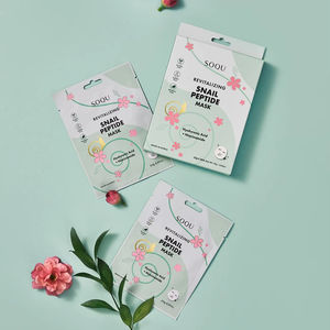 SOQU REVITALIZING SNAIL PEPTIDE <b>MASK</b> (5/BOX) _K beauty - Product Image 3