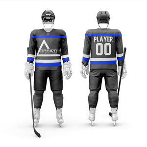 Fourniture directe d'usine personnalisable OEM/ODM transfert de chaleur imprimé séchage rapide respirant maillots de Hockey sur glace équipe personnalisée - Product Image 6