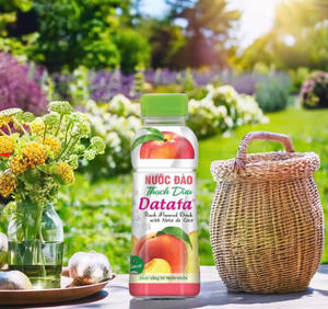 เครื่องดื่มเยลลี่มะพร้าวสีพีชน้ำซุปข้นหลากสีพร้อมโลโก้ตามสั่ง - Product Image 1