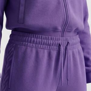 Ensemble de survêtement deux pièces pour femmes, entraînement de remise en forme en salle de sport, jogging pour femmes, style tendance, couleur personnalisée, costumes pour femmes - Product Image 5