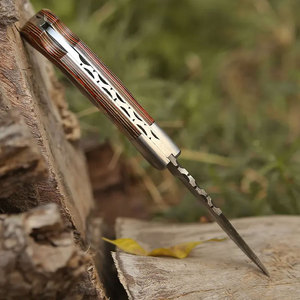 Service OEM personnalisé Couteaux pliants en acier Damas dernier modèle à vendre Couteaux pliants en acier Damas personnalisés avec votre propre logo - Product Image 4