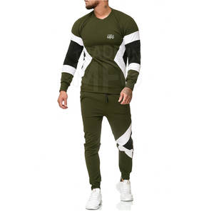 Trajes de sudor informales de secado rápido para hombre, Colección gris de alta calidad, diseño personalizado único de invierno, conjunto sólido de talla grande con Logo - Product Image 3