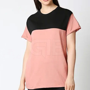 Camiseta de Verano para Mujer con Logotipo Personalizado, Ecológica, 100% Algodón, Transpirable y de Secado Rápido, Cuello Redondo, Ropa Urbana - Product Image 1
