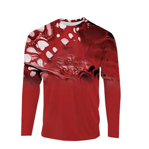Wholesale Custom OEM Comfortable Light Weight Customizable Fishing <b>Jacket</b> T-shirt <b>Jersey</b> Long Sleeve for Men - Product Image 3