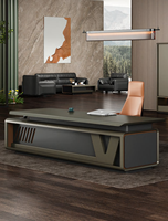 FOSHAN Bureau de direction moderne Table de bureau Bureau de PDG exécutif Bureau de bureau