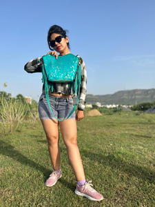 Nouveau Style occidental cheveux sur cacher fourrure daim cuir frange sac haute qualité Boho femmes fourrure cuir Unique moyen Concho frange sacs - Product Image 3