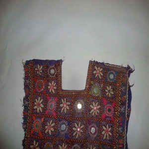 Artland International Vintage Tribal Afghan Baloch Banjara Embroidery Applique Patch Mirror Work Cotton Fabric Yoke Breathable - Product Image 2