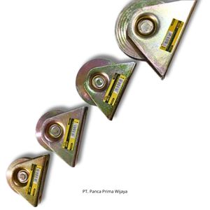 ล้อประตูรั้วแบบวี รุ่นโมเดิร์น แข็งแรงทนทาน คุณภาพสูง ยี่ห้อ JASON ขนาด 8 ซม. |   รางเลื่อนประตูเหล็กชุบสังกะสีพร้อมลูกปืนแบบล้อเลื่อน 3 มม. - Product Image 4