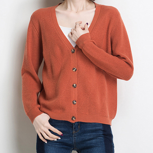 Women's Long Sleeve <b>Sweater</b> Custom Winter Casual Knitted <b>Cardigan</b> <b>Sweaters</b> Women Wholesale Prices Customized Logo and Colors - Product Image 5