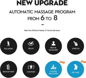 Fauteuil de massage professionnel 8D zéro gravité avec fonction musicale, soulagement des douleurs aux jambes et à la taille, corps entier chauffé, rouleau pour les pieds - Spa de luxe à domicile - Product Image 6