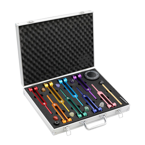 Kit d'activering des chakras avec diapasons, instruments de guérison pour la thérapie, la guérison ADN, le yoga et la méditation - Product Image 1