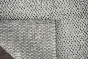 Customized Modern <b>Boho</b> <b>Rug</b> Wool Handwoven Plush Pile Height Square Geometric Pattern Washable Home Decor - Product Image 5