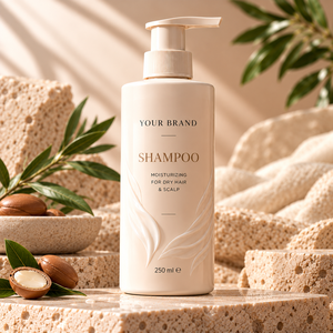 ELAN KIMYA OEM Shampooing hydratant à étiquette privée pour cheveux et cuir chevelu secs 250ml - Product Image 1