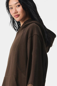 เสื้อฮู้ดผู้หญิงไหล่ตกไซส์ใหญ่พิเศษสำหรับฤดูหนาว - Product Image 3