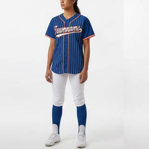 Ropa Deportiva Personalizada, Uniforme de Béisbol para Mujer, Uniforme de Equipo, Nuevo Uniforme de Béisbol para Mujer - Product Image 1