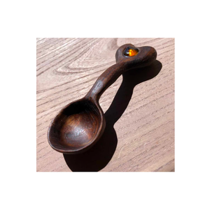 Ustensiles de cuisine Cuillère à cuillère en bois Mini cuillère à sel de bain en bois Cuillère à bonbons Cuillère à thé à mesurer À prix abordable - Product Image 4