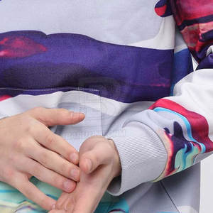 Sweat à capuche imprimé pour hommes à motif solide le plus récent Winter Street Wear Fabriqué au Pakistan Vente en ligne - Product Image 6