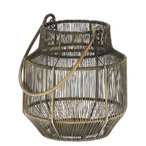 Bougeoir élégant de lanterne en fer en métal shabby chic pour la décoration rustique de ferme européenne vintage et l'espace de vie - Product Image 6