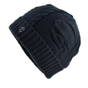 100% Acrylic Plain Beanie <b>Cap</b> Keep Warm Custom Cuffed Beanie Knitted Winter Hat for Women <b>Men</b> - Product Image 2