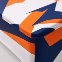 Nappe de table personnalisée en Spandex, anti-plis, pour événements festifs, publicitaire, impression par transfert thermique, pour fêtes et banquets