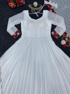 Beau costume de créateur-Pent et Dupatta avec dentelle - Product Image 6