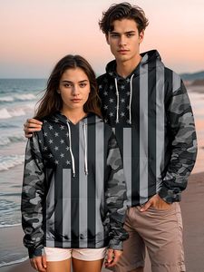 Gray Flag – sweat-shirt à capuche unisexe avec impression 3D Galaxy, sweat-shirt à capuche avec grandes poches pour hommes, adolescents, garçons et femmes - Product Image 6