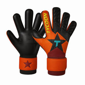Guantes de portero con doble correa para la muñeca y látex antideslizante para un control de portería definitivo - Product Image 1