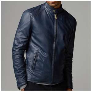 Nueva chaqueta de cuero duradera y cómoda personalizada para hombre para estilo informal y motorista, chaqueta transpirable impermeable de invierno para hombre - Product Image 2