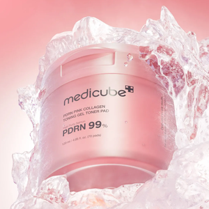 Medicube PDRN Tampons de Toner en Gel Tonifiant au Collagène Rose 70P Produit de Haute Qualité - Product Image 2
