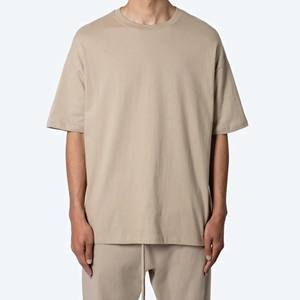 T-shirt surdimensionné 100% coton de haute qualité pour hommes Nouveau design à manches courtes Logo personnalisé Design uni T-shirt surdimensionné bon marché vierge - Product Image 4