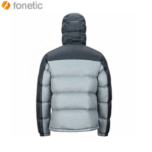 Nouvelle Veste d'Hiver pour Hommes en Gros, Personnalisée, Fine, Coupe-Vent, Respirante, Écologique, en Tissu Matelassé à Bulles Enduit, Col Montant, Longue - Product Image 6
