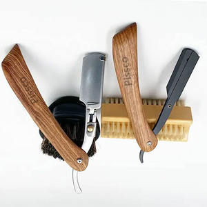 Navaja de afeitar recta de acero inoxidable personalizada de fábrica directa Pissco para hombre, con logotipo personalizado, 1 pieza. - Product Image 6