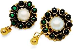 Pendientes de Mujer con Ónice Verde Natural, Piedra Preciosa, Regalo de Aniversario, Navidad, Joyería Hecha a Mano, Plata de Ley 925 - Product Image 3