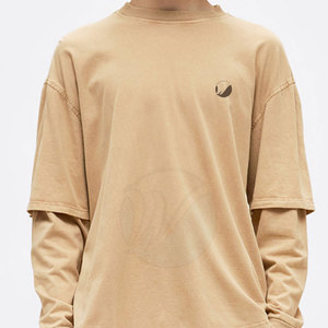 T-shirt double couche de haute qualité pour hommes Nouveau design Vêtements d'extérieur pour adultes - Product Image 4