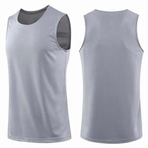 OEM haute qualité brodé personnalisé numéro personnalisation équipe de basket-ball chemise de base sans manches col rond hommes basket-ball maillot - Product Image 4